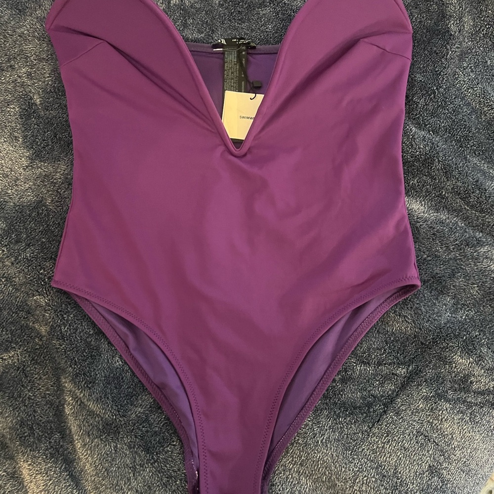 Zara Purple Bodysuit
